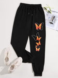 Black Butterfly Trouser