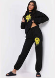 Smiley Black Tracksuit