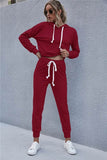 Plain Winter Hoodie Tracksuit