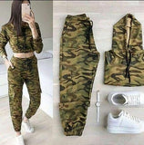 Camouflage Two Piece Winter Tracksuit