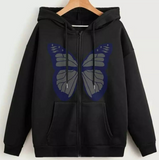 Butterfly Zipper Hoodie