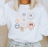 Smiley White Sweatshirt