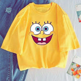 Sponge Box Yellow T shirt