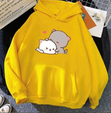 Yellow Kitty Hoodie